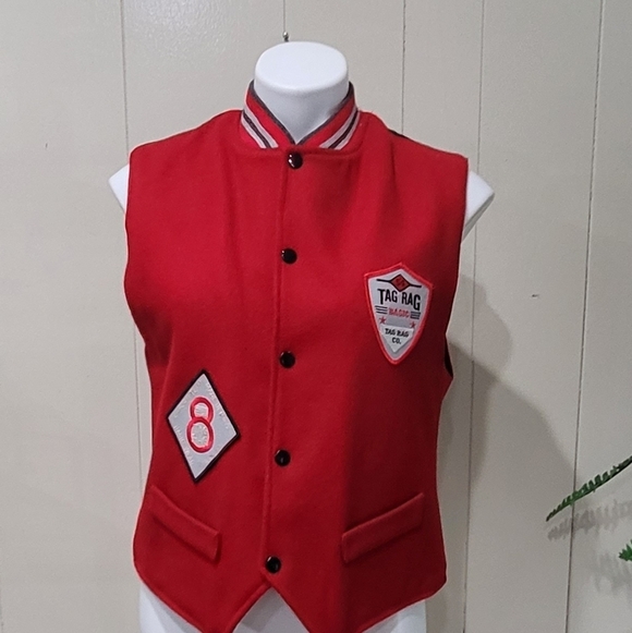 tag rag Other - Tag Rag Red Varsity Vest 34" Chest